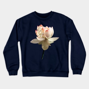 Lotus - Delicate Pink Lotus Crewneck Sweatshirt